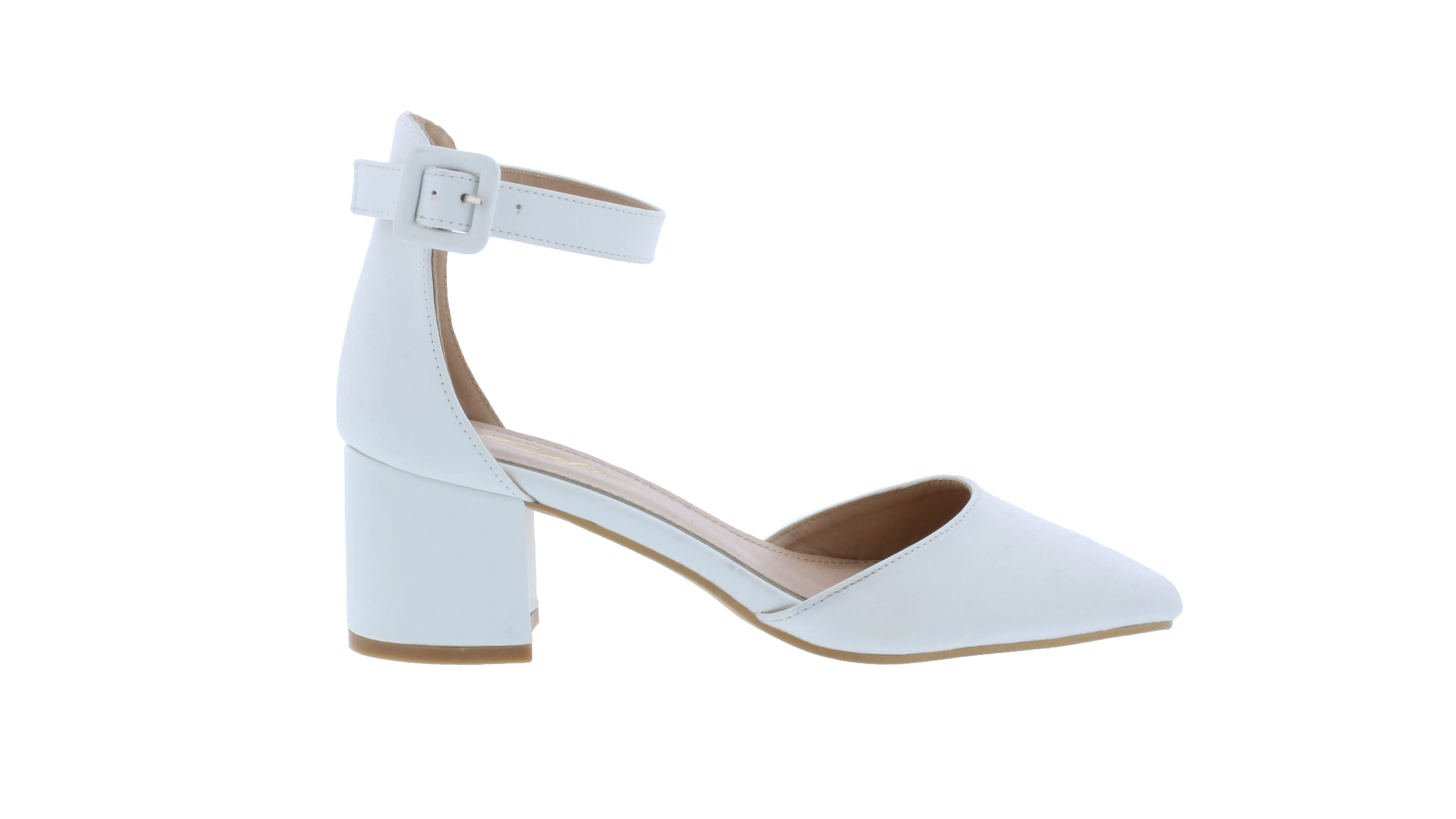 2” Women Closed Heel Faux Leather Sandal