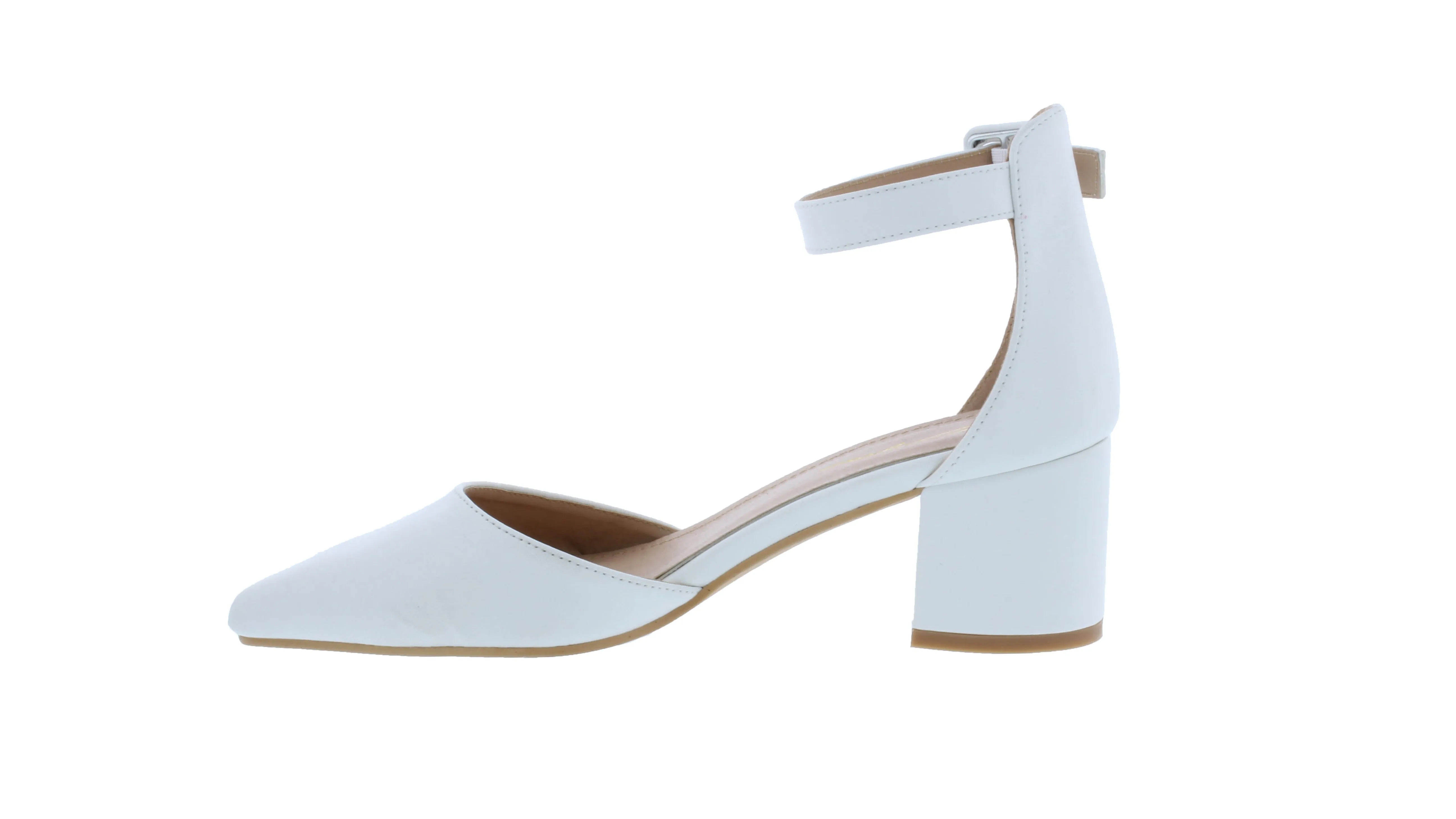 2” Women Closed Heel Faux Leather Sandal