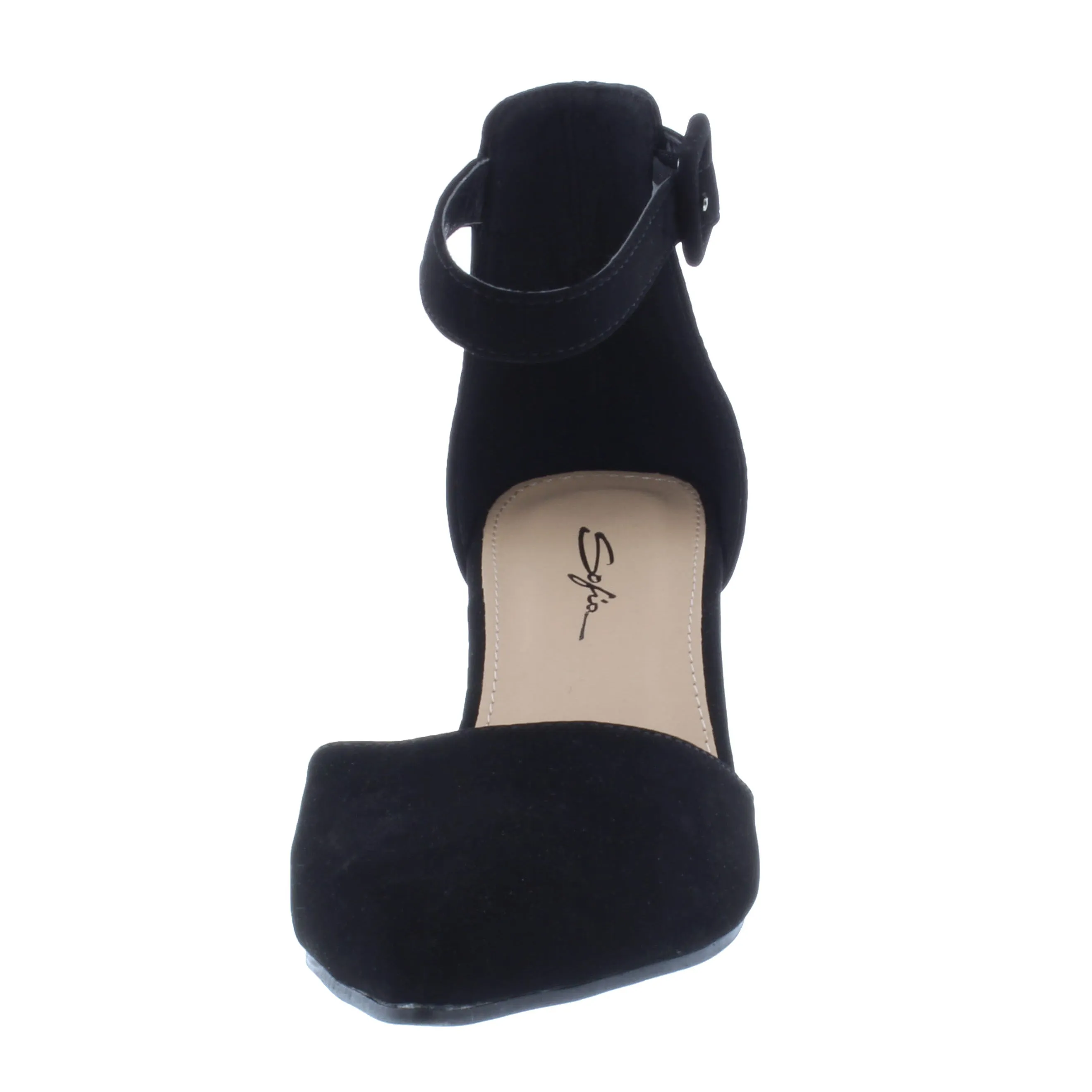 2” Women Closed Heel Suede Sandal