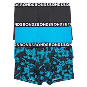 3 x Mens Bonds Classic Trunks Multi Underwear