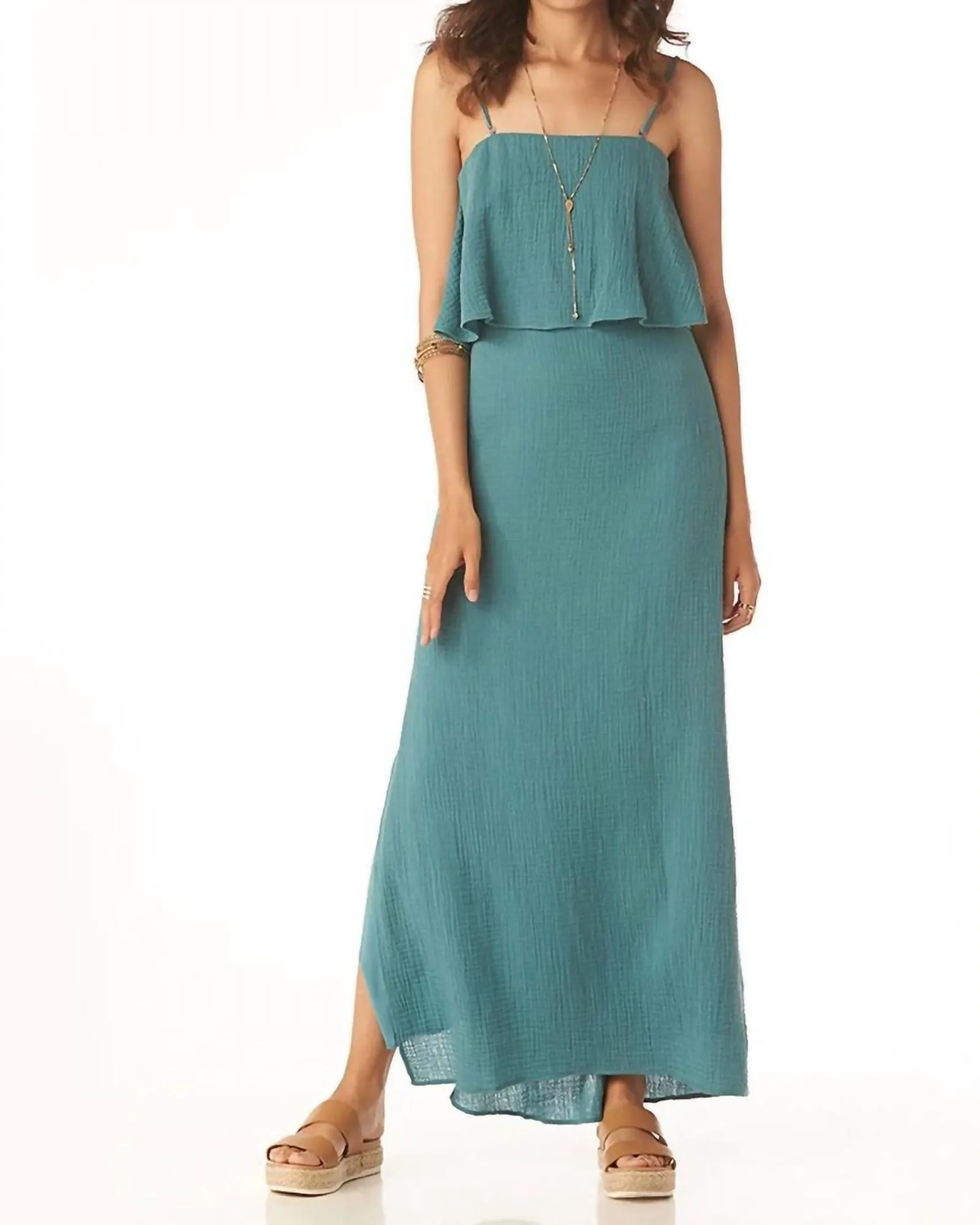 Aeryn Maxi Dress In Brittany Blue | Brittany Blue