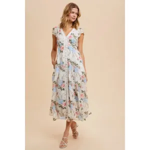 Enchanting Moments Lace Trim Dress