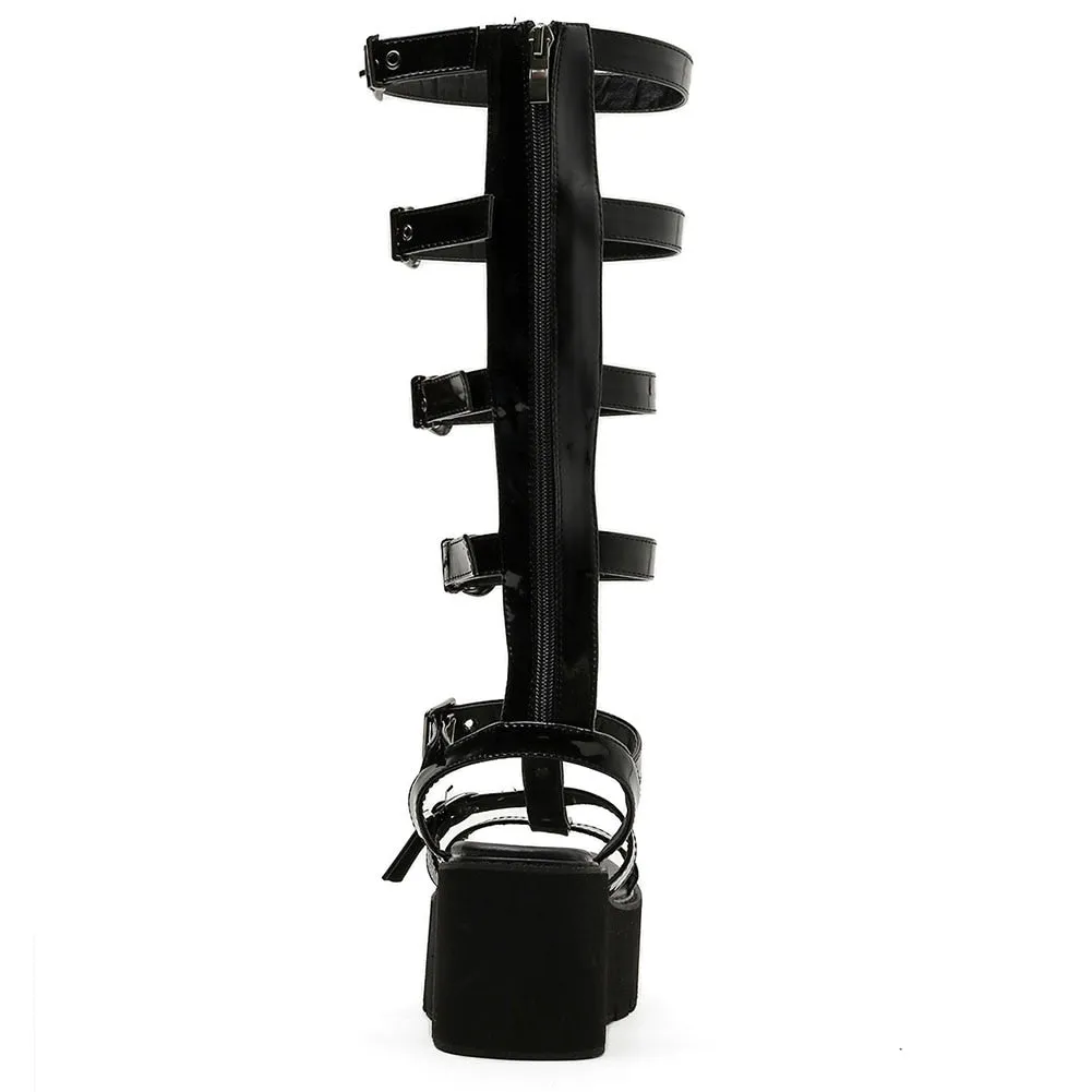 High Gladiator Platform Sandals