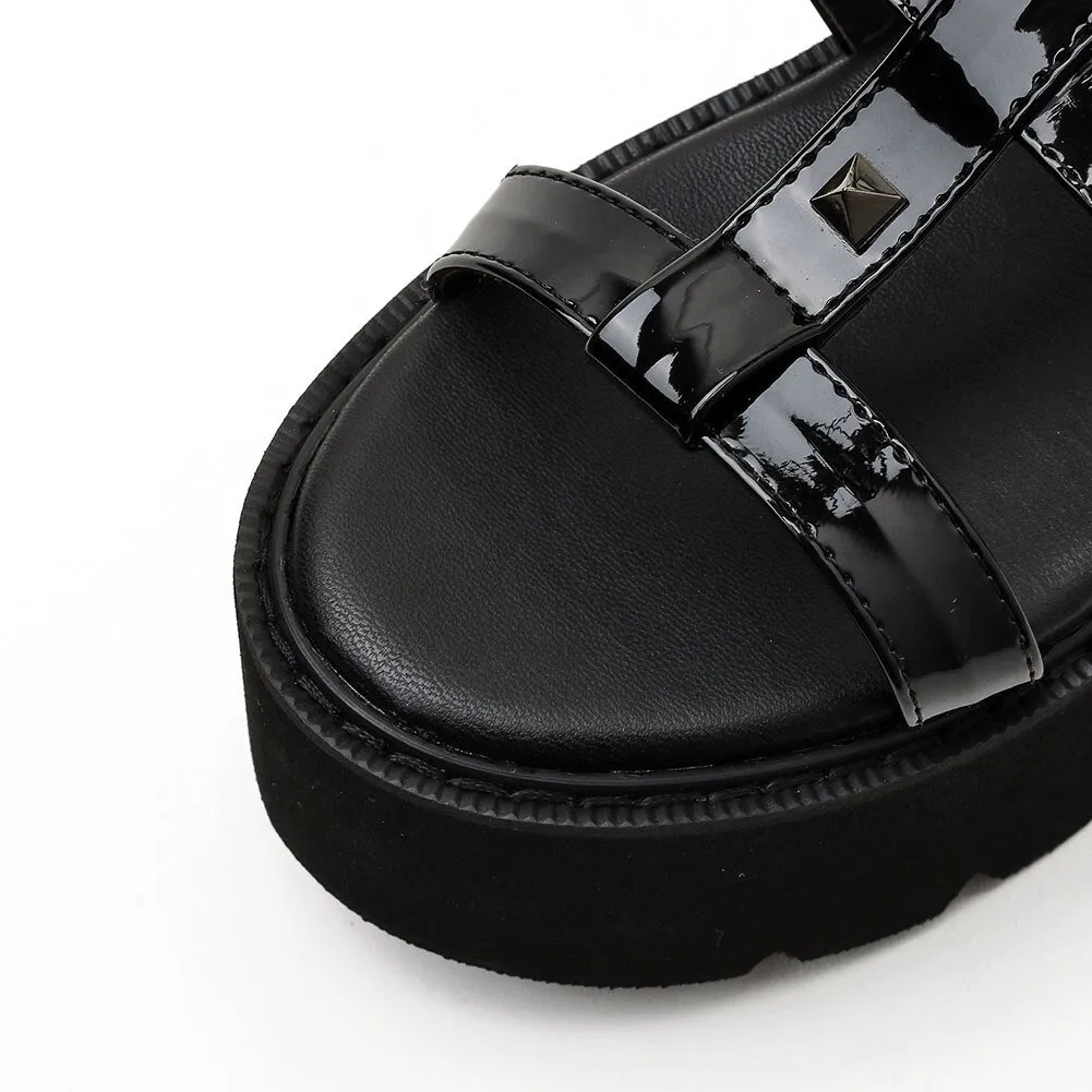 High Gladiator Platform Sandals