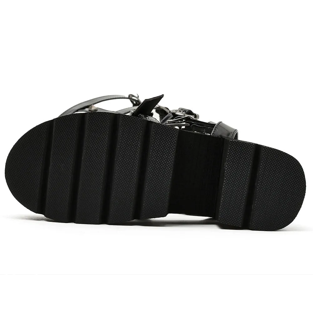 High Gladiator Platform Sandals