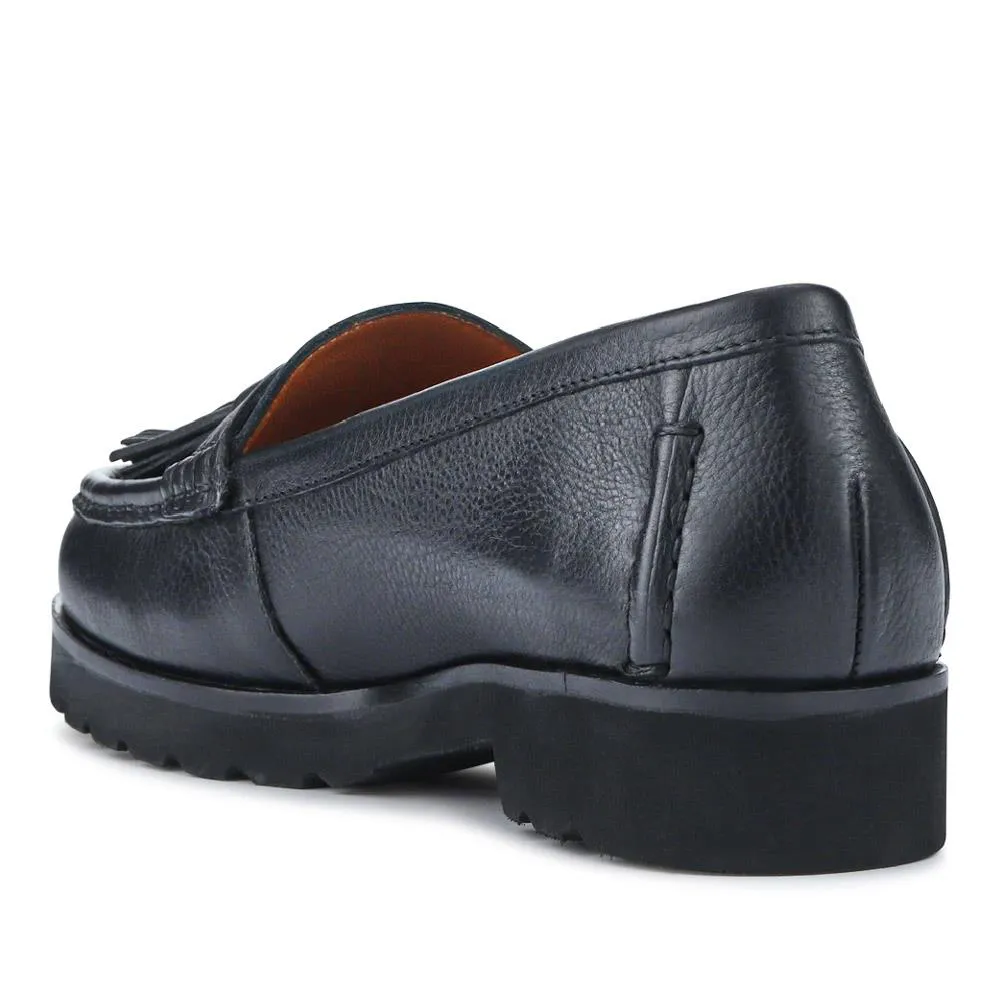 Leather Casual Slip-On Shoes - GERANIUM2 / 326 780