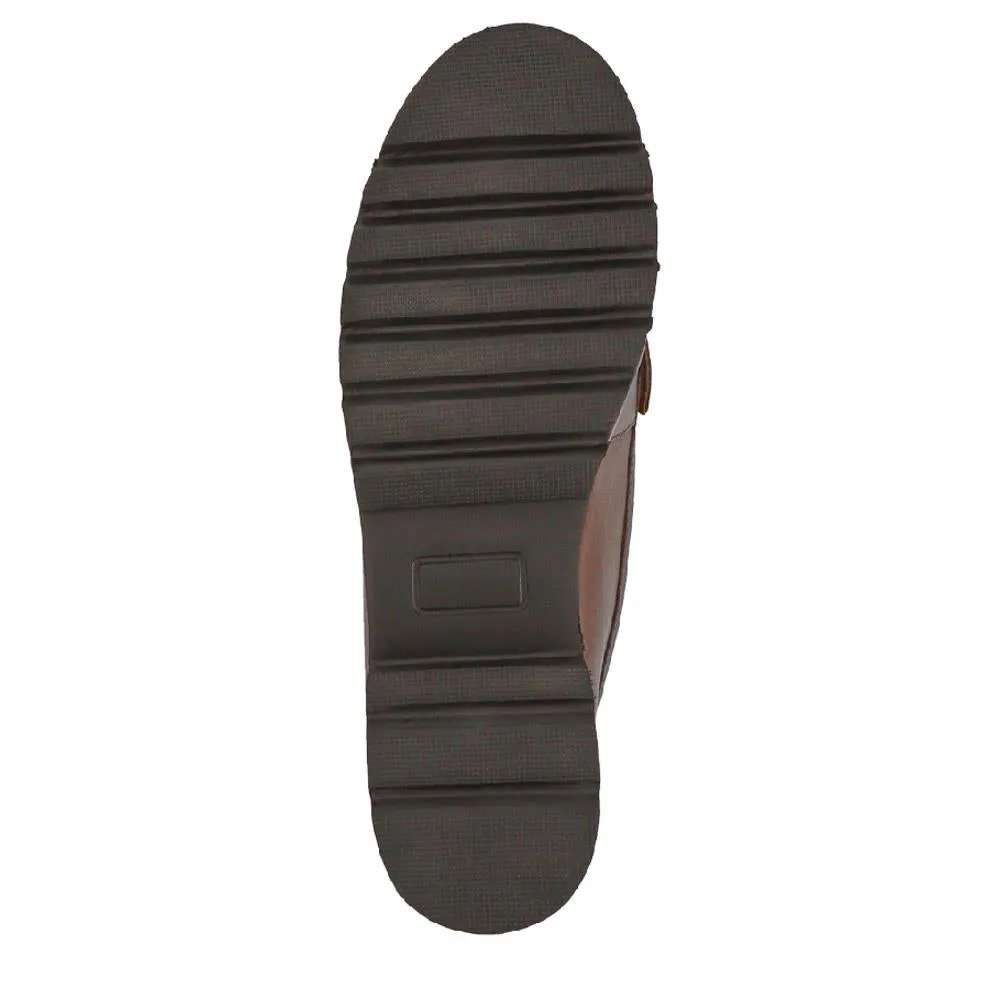 Leather Casual Slip-On Shoes - GERANIUM2 / 326 780