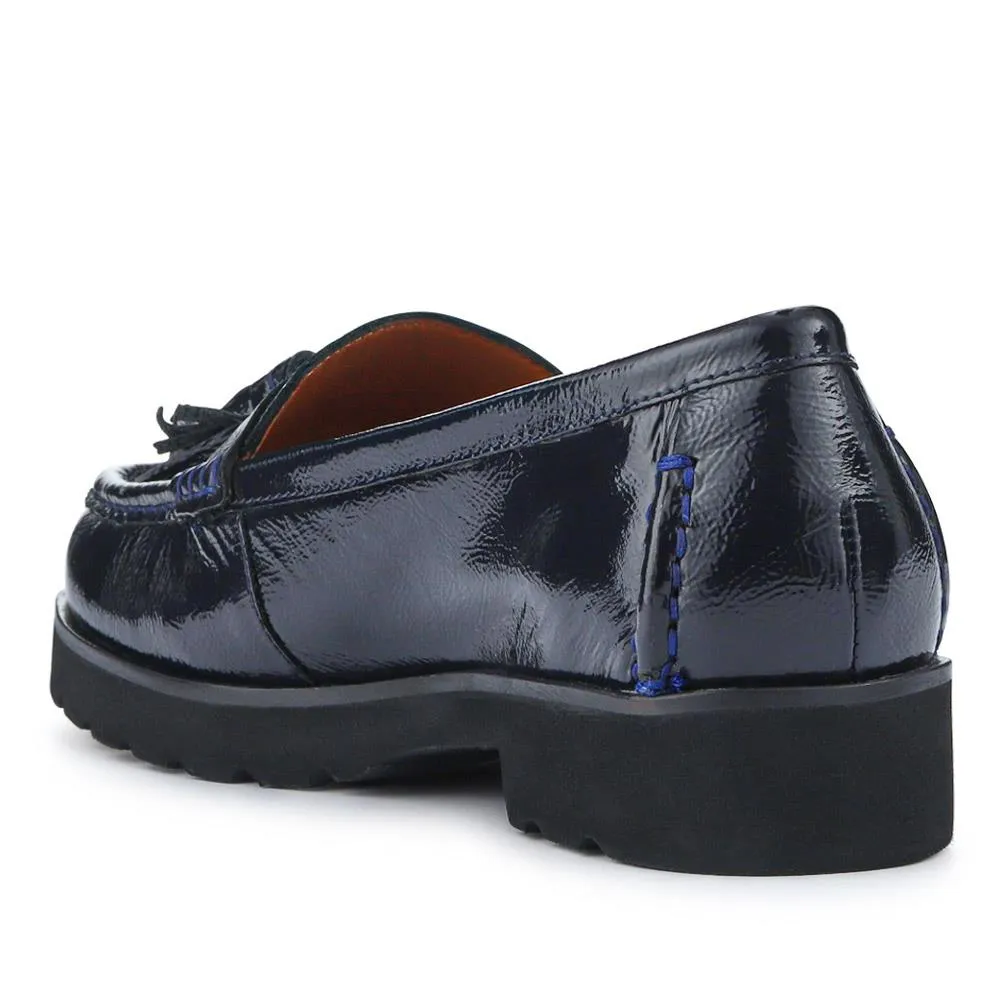 Leather Casual Slip-On Shoes - GERANIUM2 / 326 780