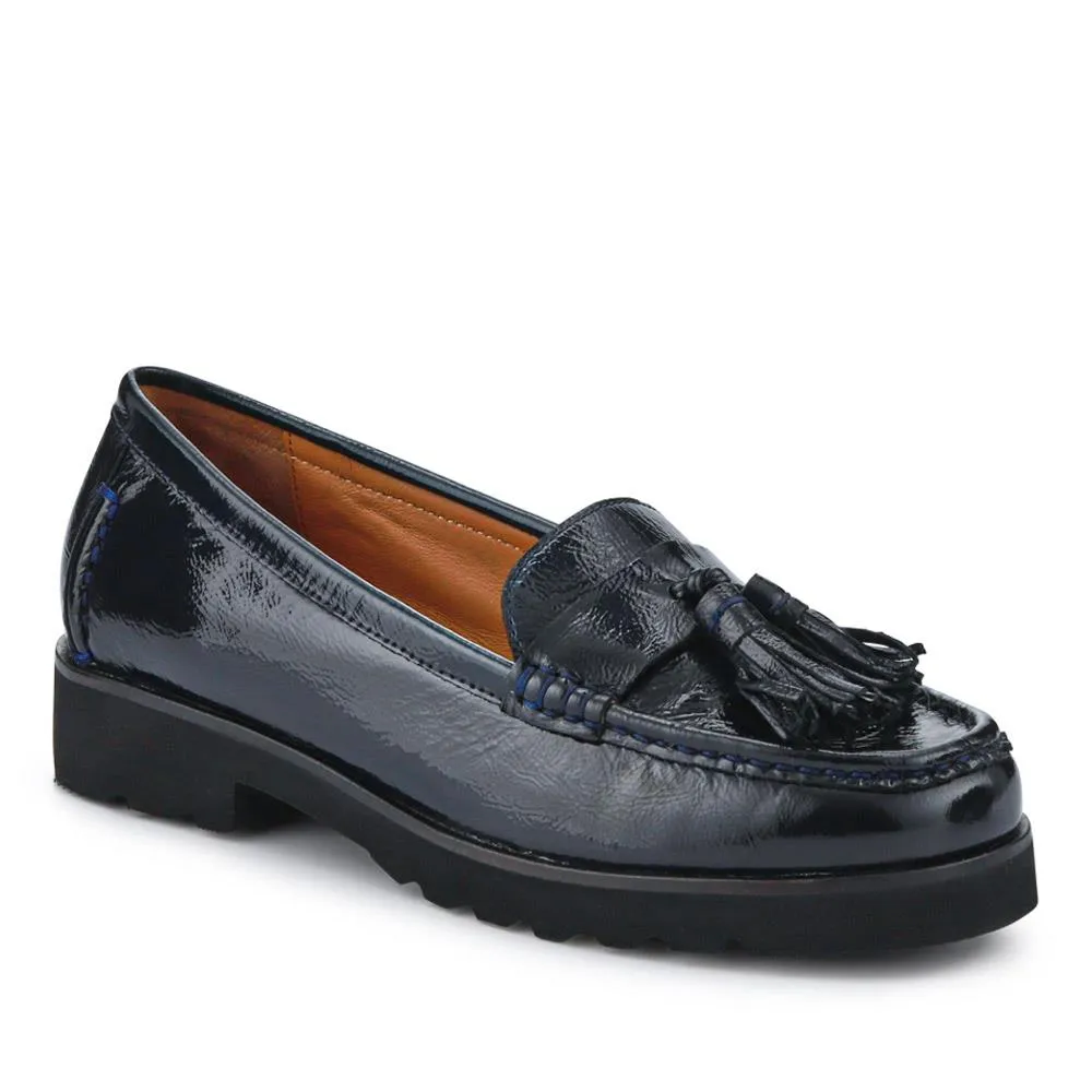 Leather Casual Slip-On Shoes - GERANIUM2 / 326 780