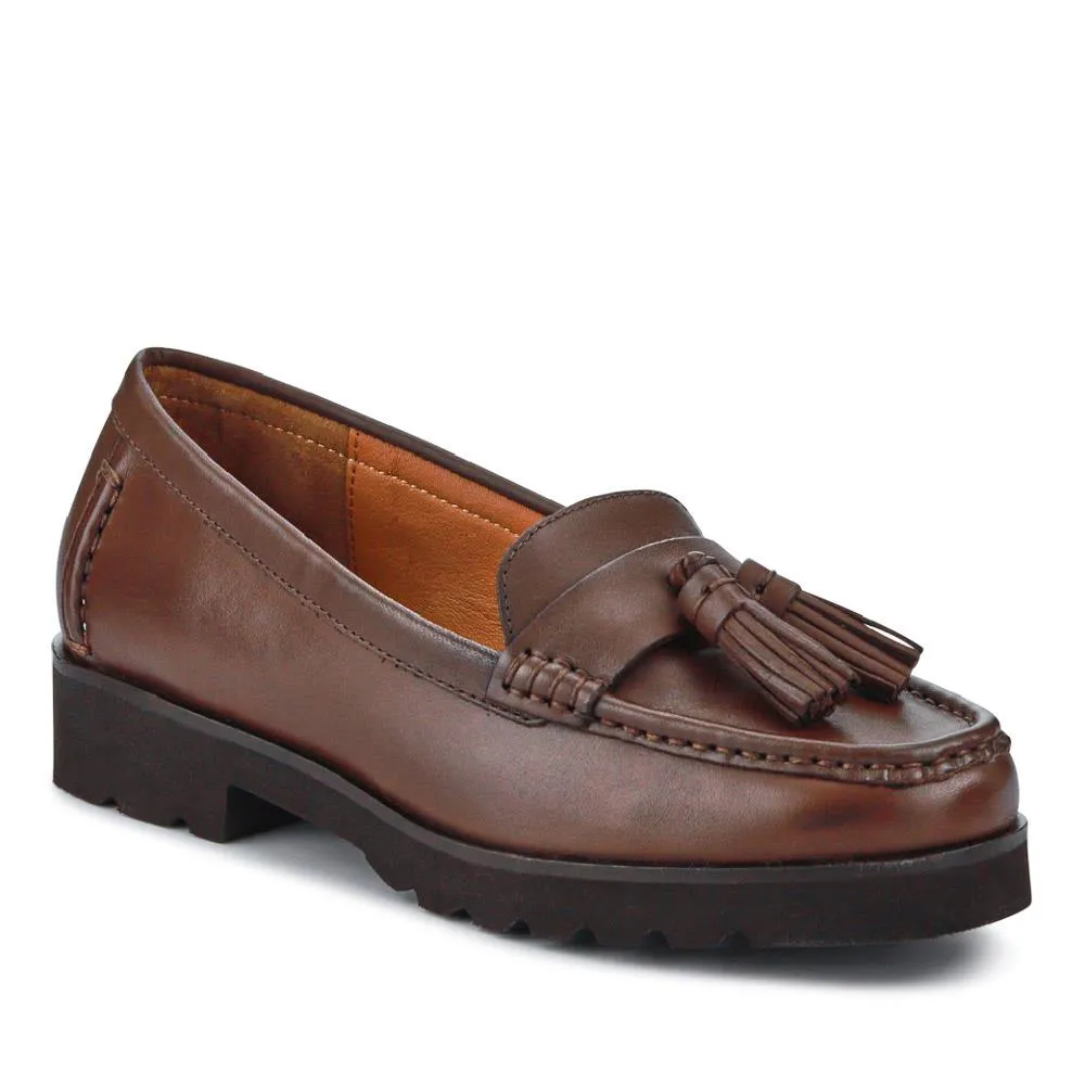 Leather Casual Slip-On Shoes - GERANIUM2 / 326 780