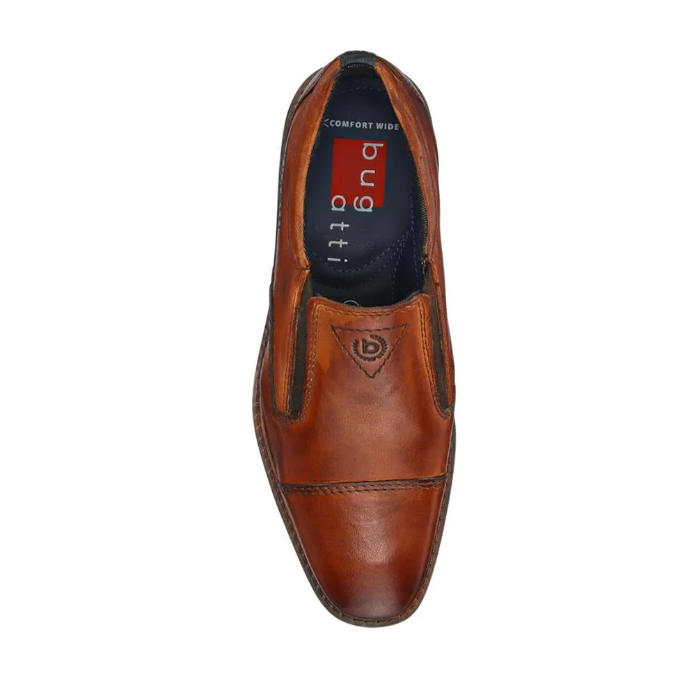 Leather Elasticated Slip-On Shoes - BUG41508 / 326 684