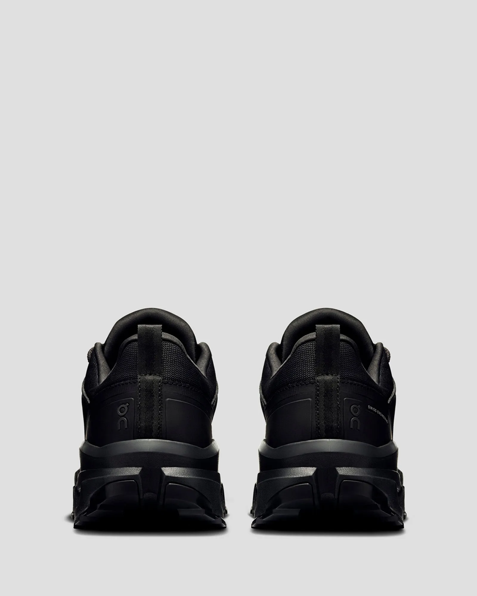 Men's On Running Cloudrock Low Hiking Shoes - Black/Black