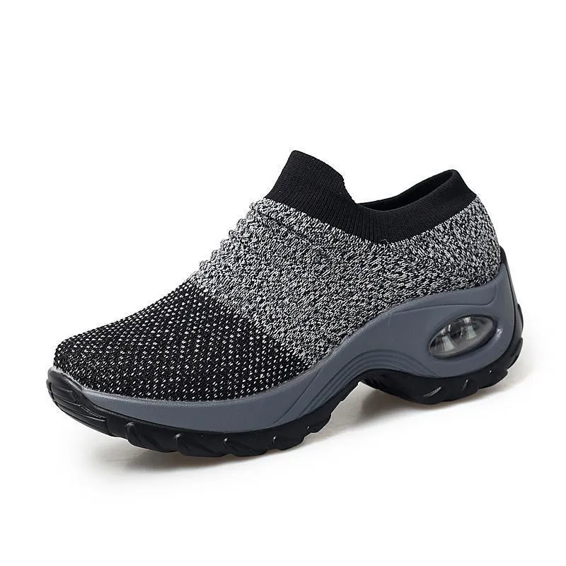 Mesh Cushioned Running Casual Platform Shoes