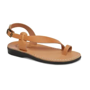 Mia - Leather Backstrap Sandal | Tan