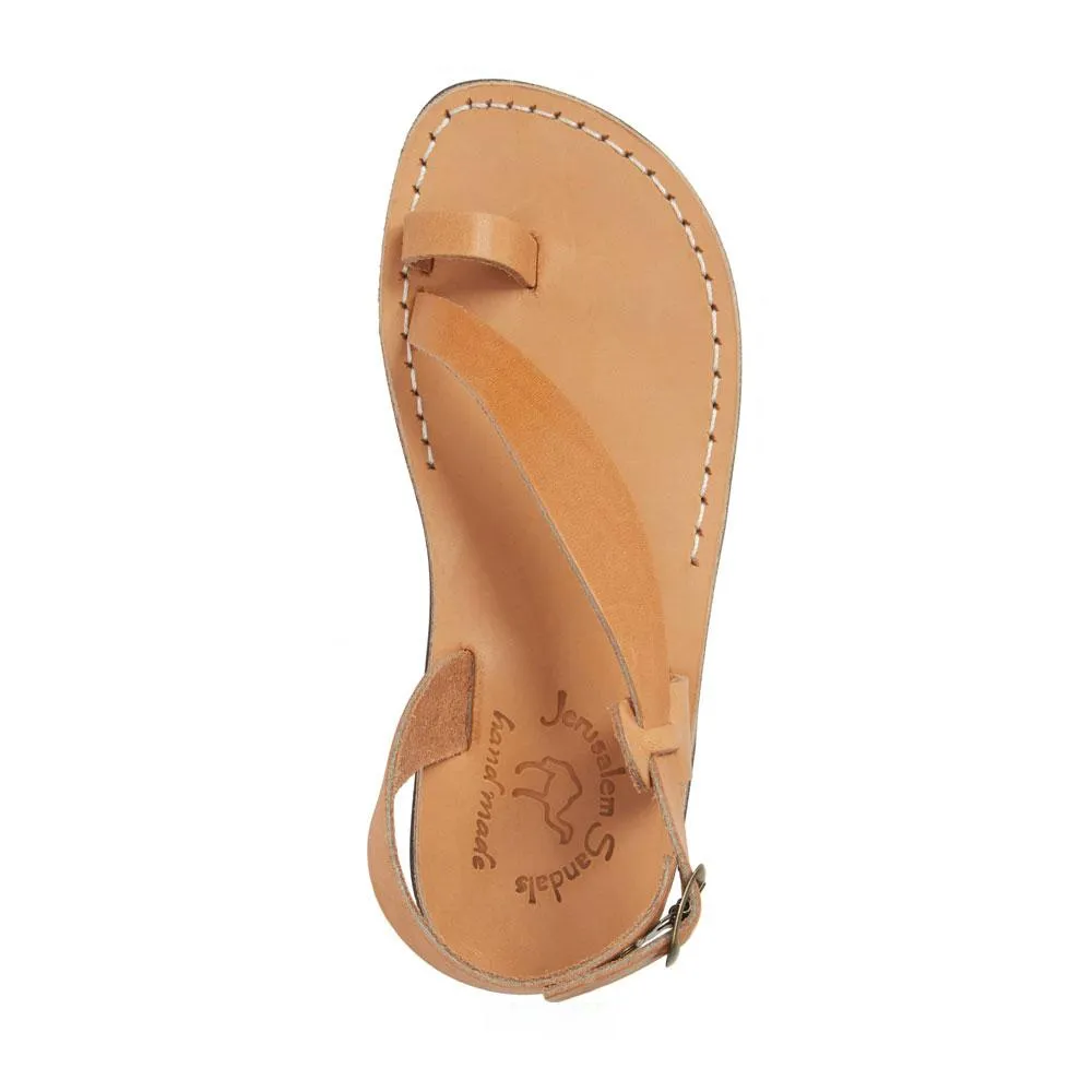 Mia - Leather Backstrap Sandal | Tan