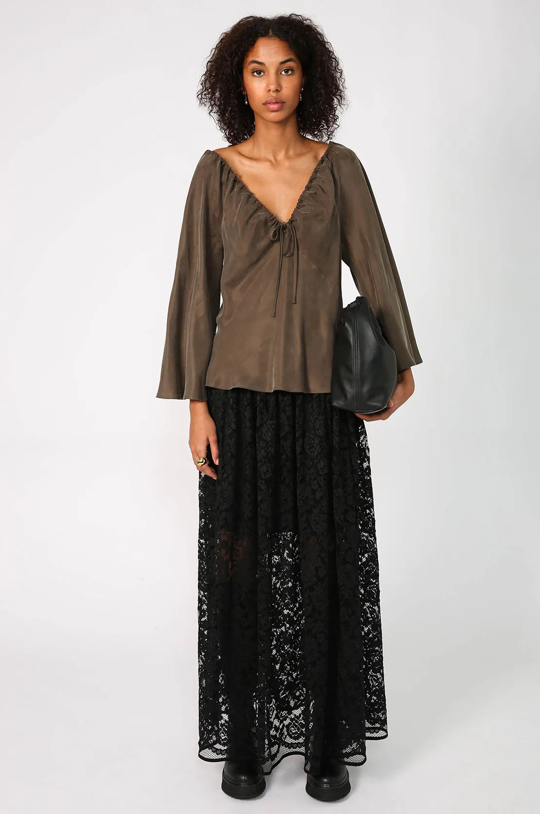 molten top / olive
