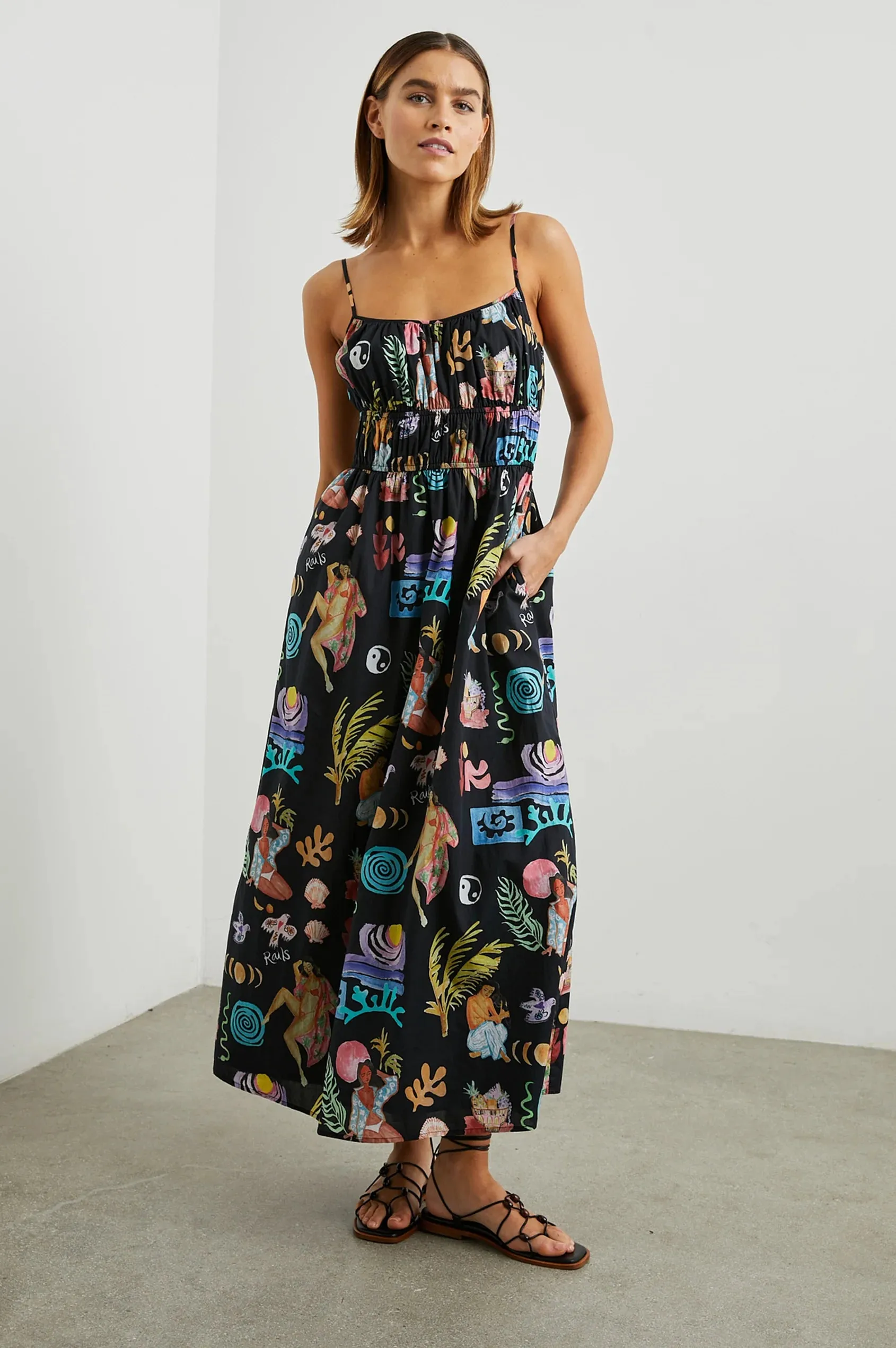 RAILS Fatima Dress in Bathing Ladies