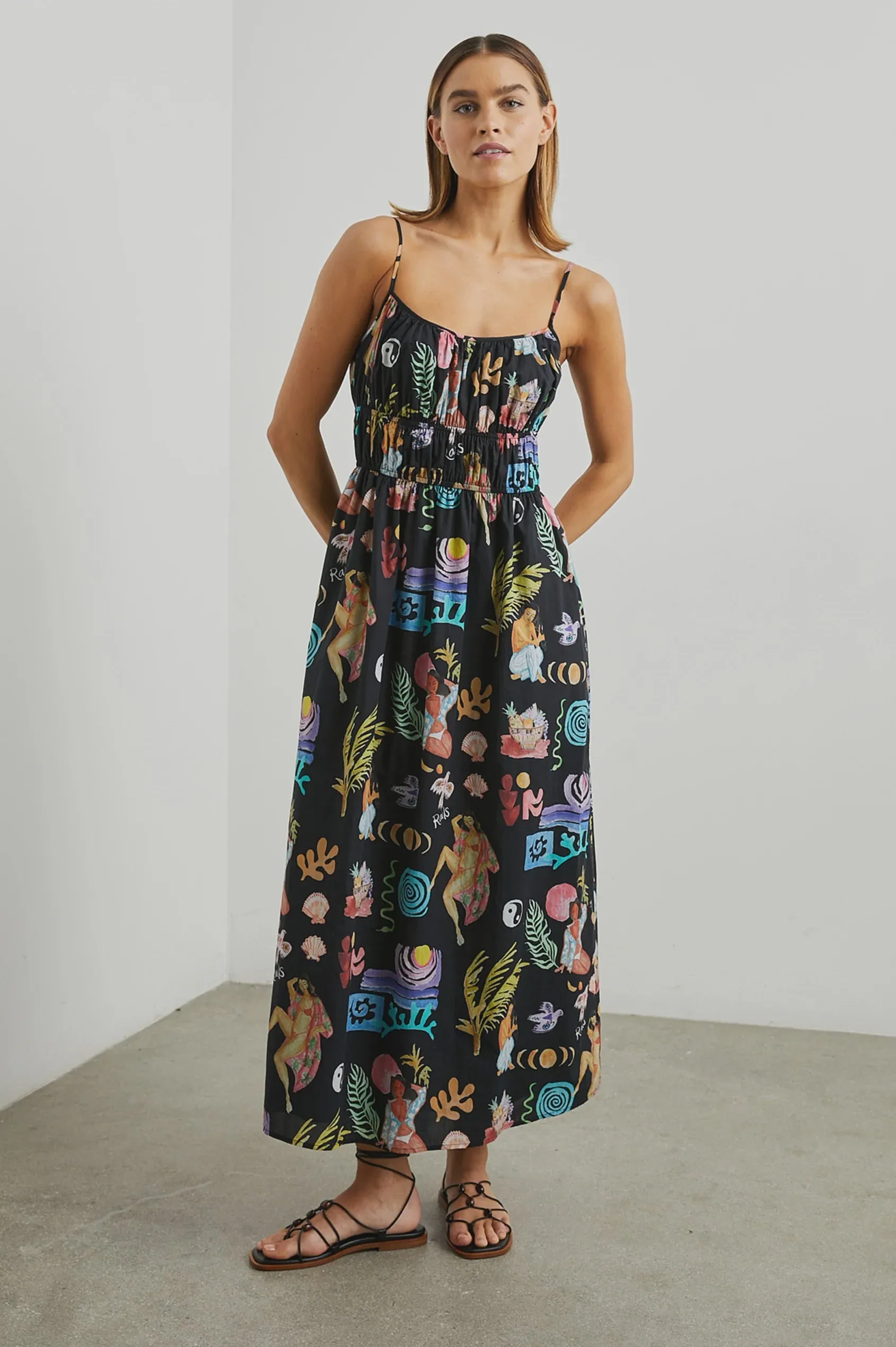 RAILS Fatima Dress in Bathing Ladies