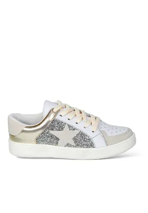 Rock Star Metallic Sparkle Sneakers MIEL 36