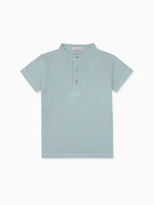 Sage Green Alcon Boy Polo Shirt