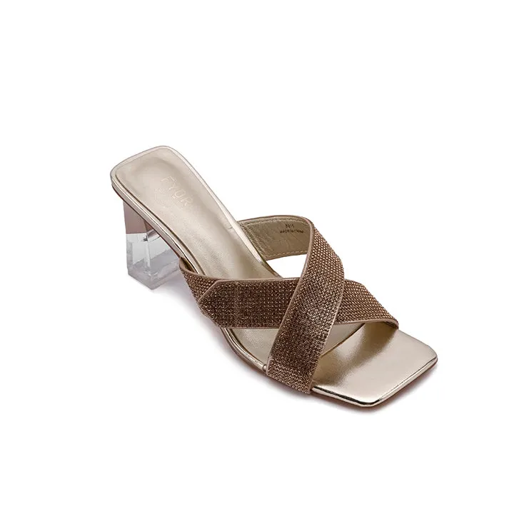 Semi Transparent Heeled Sandal BB 15
