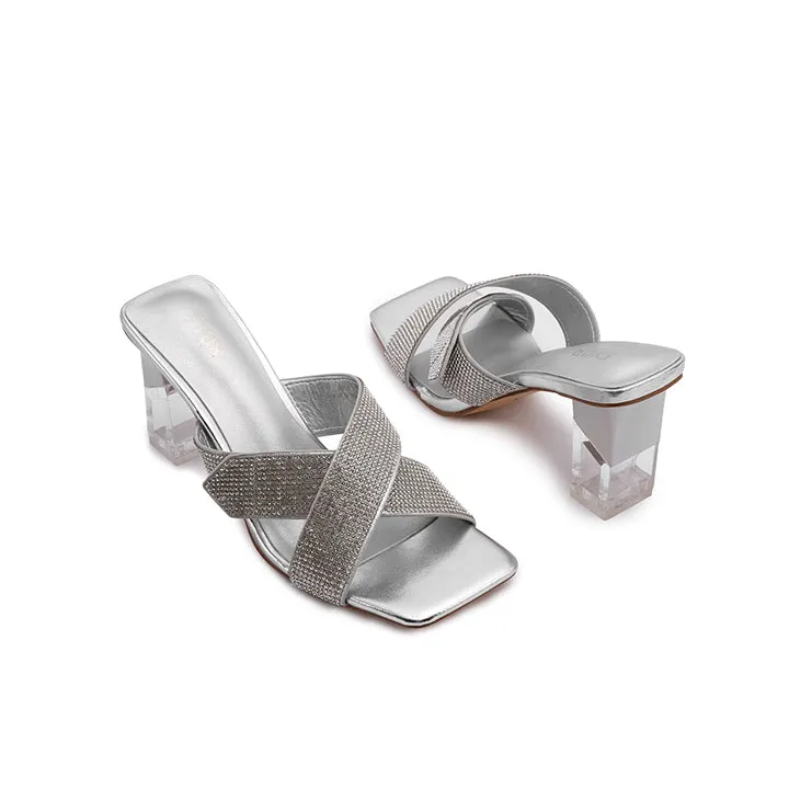 Semi Transparent Heeled Sandal BB 15