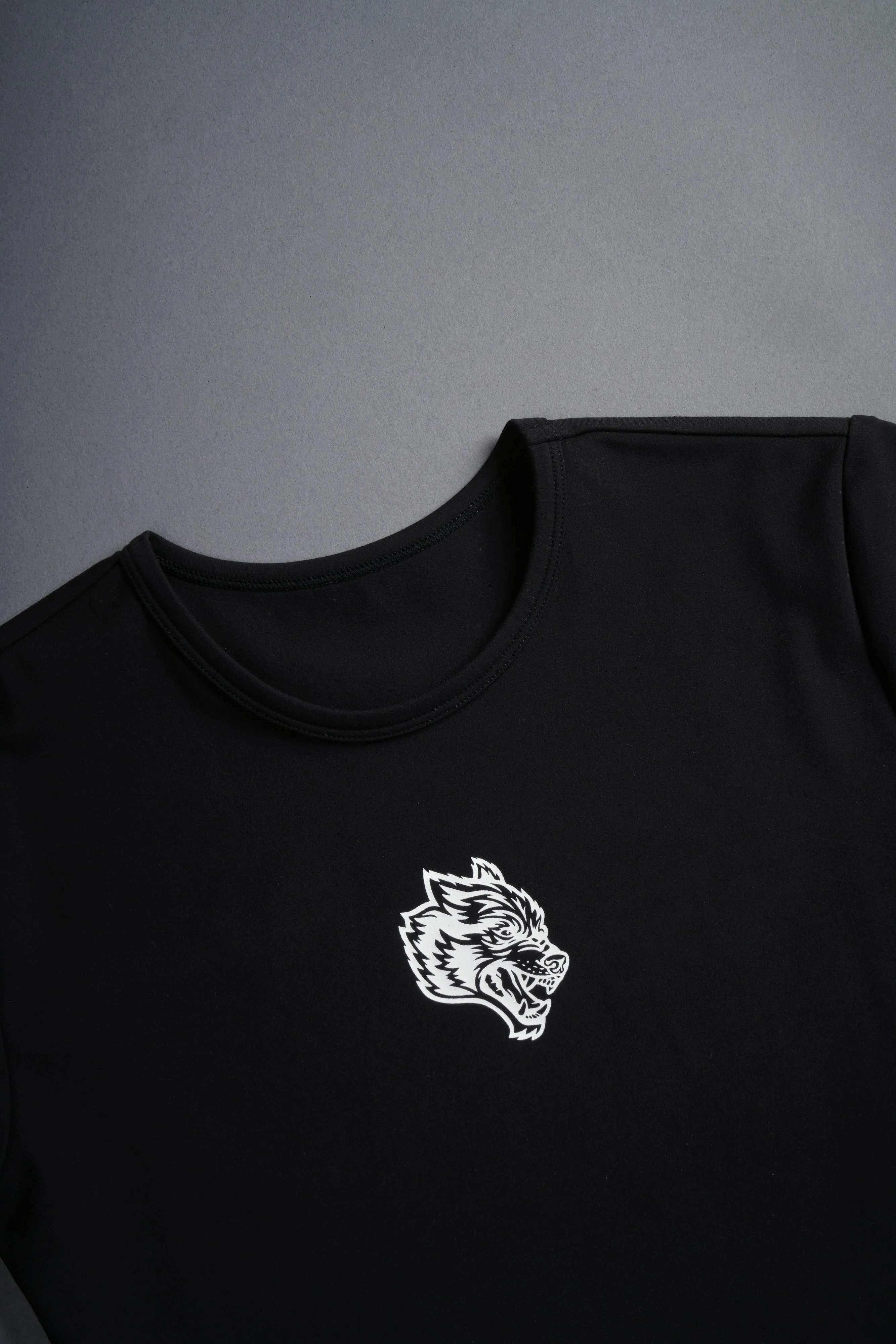 Single Wolf S/S "Energy" Top in Black