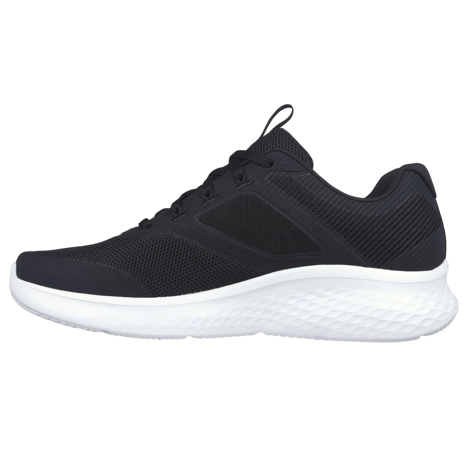 Skechers 232594 Skech Lite Pro New Century Mens Black And White Textile Lace Up Trainers