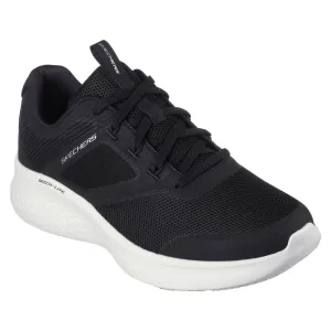 Skechers 232594 Skech Lite Pro New Century Mens Black And White Textile Lace Up Trainers