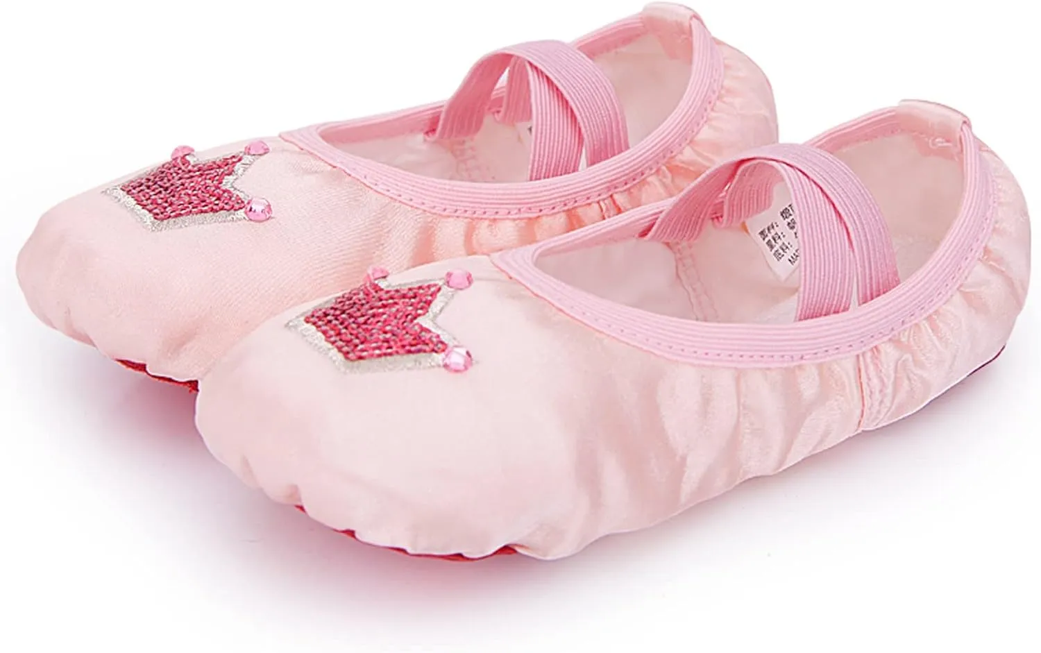 Slip on Baby Shoes Children Velvet Dance Shoes Ballet Dance Shoes Body Training Shoes Satin Embroidered Yoga