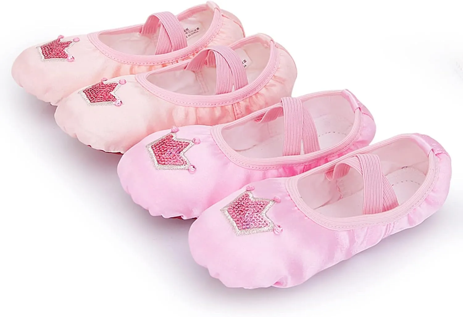 Slip on Baby Shoes Children Velvet Dance Shoes Ballet Dance Shoes Body Training Shoes Satin Embroidered Yoga