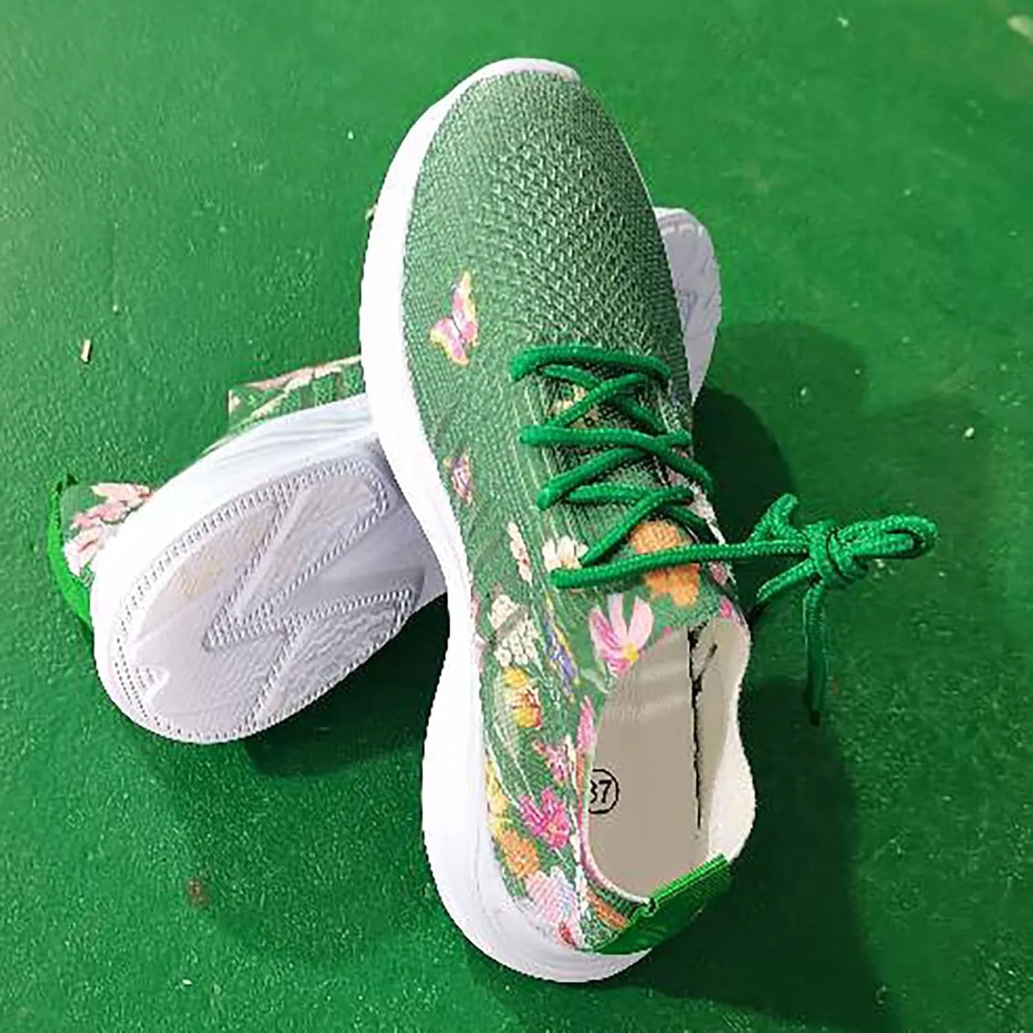 Slip on Walking Shoes Women Dressy Knitted Non Slip Running Shoes Wide Width Breathable Gym Workout Shoes Ladies 2024 Fashion Sneakers