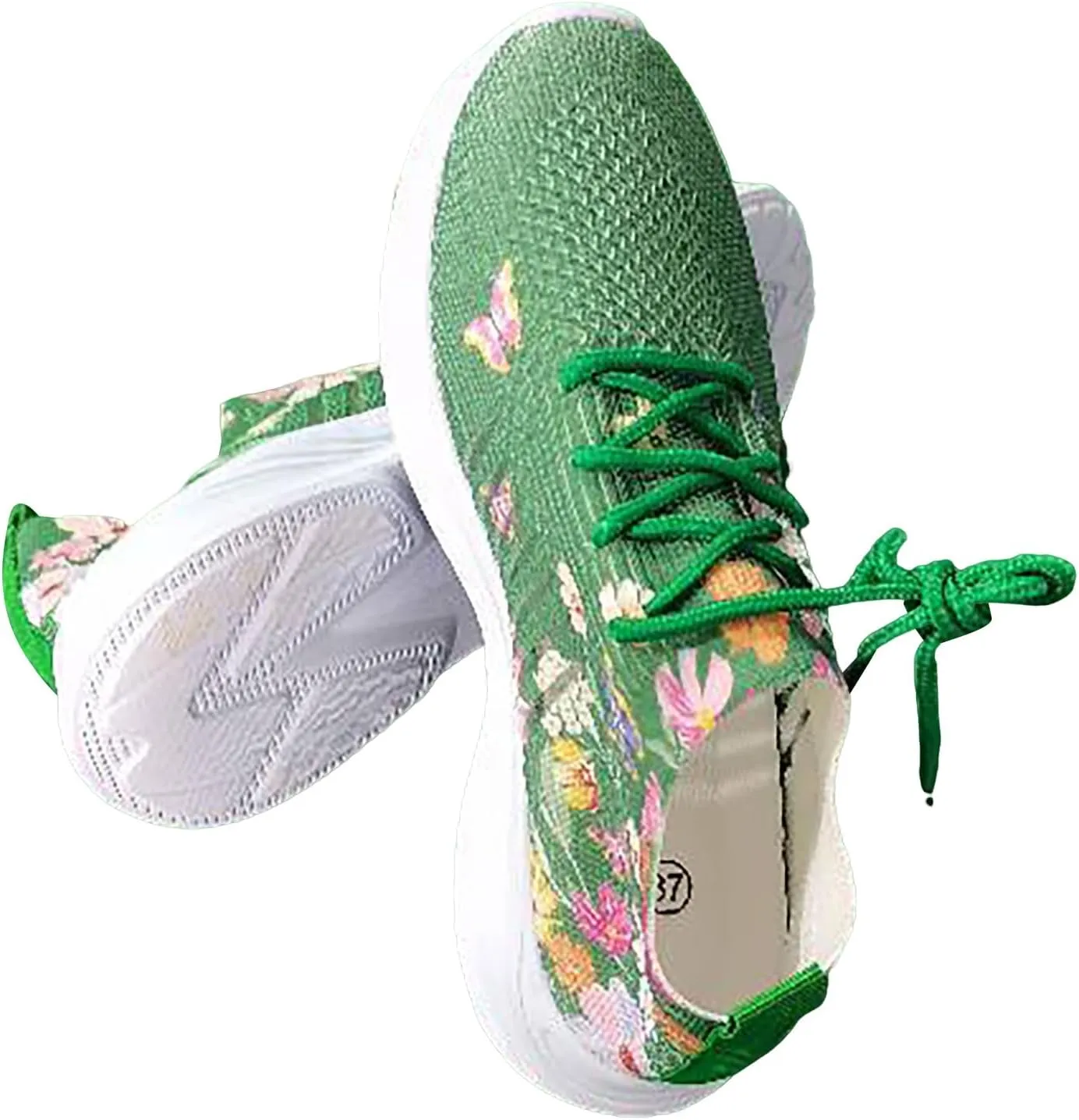 Slip on Walking Shoes Women Dressy Knitted Non Slip Running Shoes Wide Width Breathable Gym Workout Shoes Ladies 2024 Fashion Sneakers