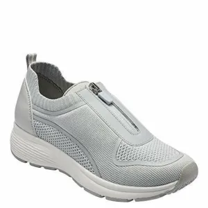 Striver Light Gray Fabric Easy Spirit Sneakers