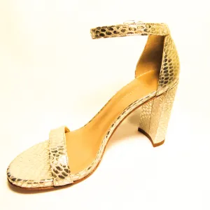 Stuart Weitzman Walkway Patent Leather Block Heels