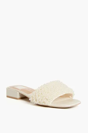Vanilla Halie Pearls Sandals