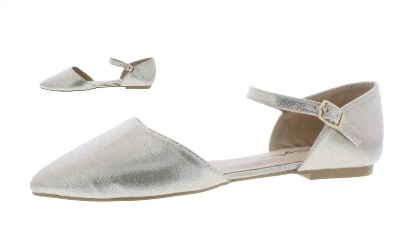 Women "Maryjane" Pointed Tip Ballerina