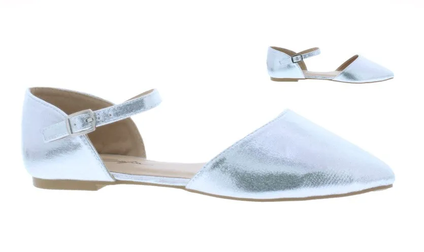 Women "Maryjane" Pointed Tip Ballerina