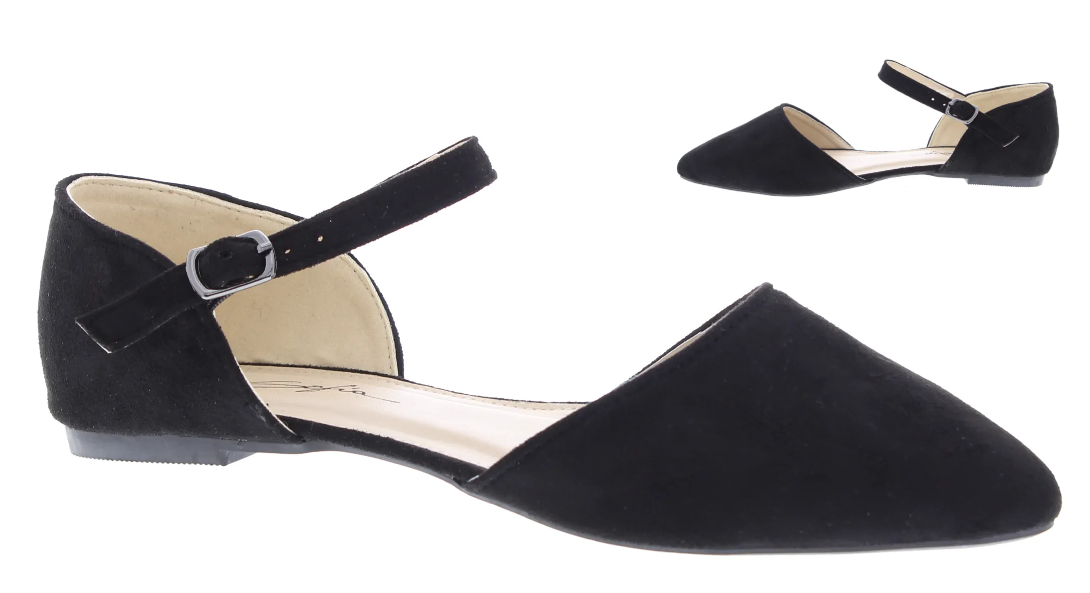Women "Maryjane" Pointed Tip Ballerina