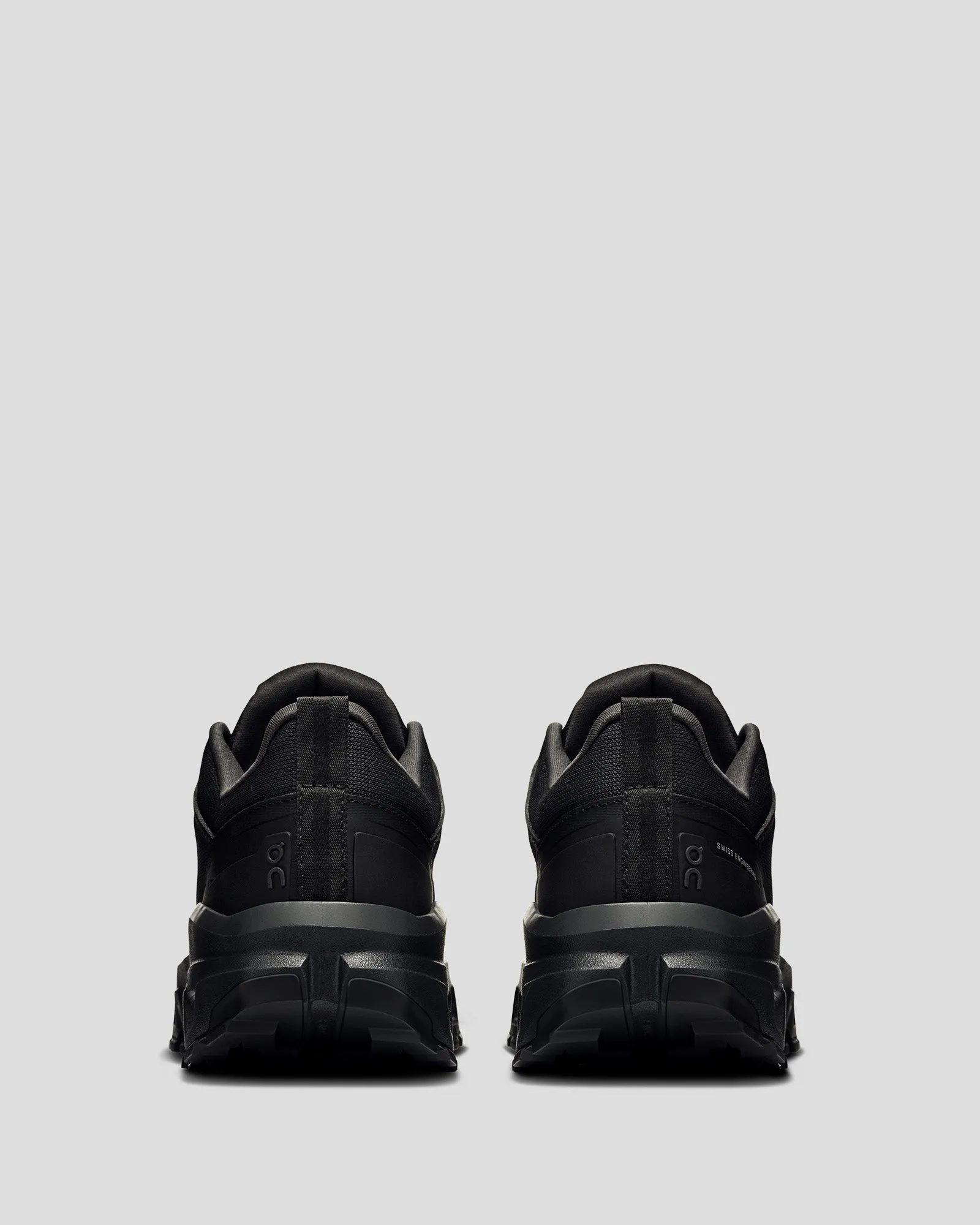 Women's On Running Cloudrock Low Hiking Shoes - Black/Black